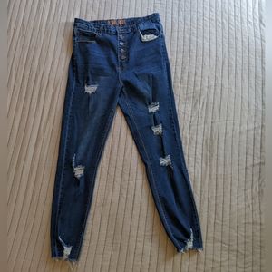 Flying Angel Distressed Jeans Juniors size 15/16
